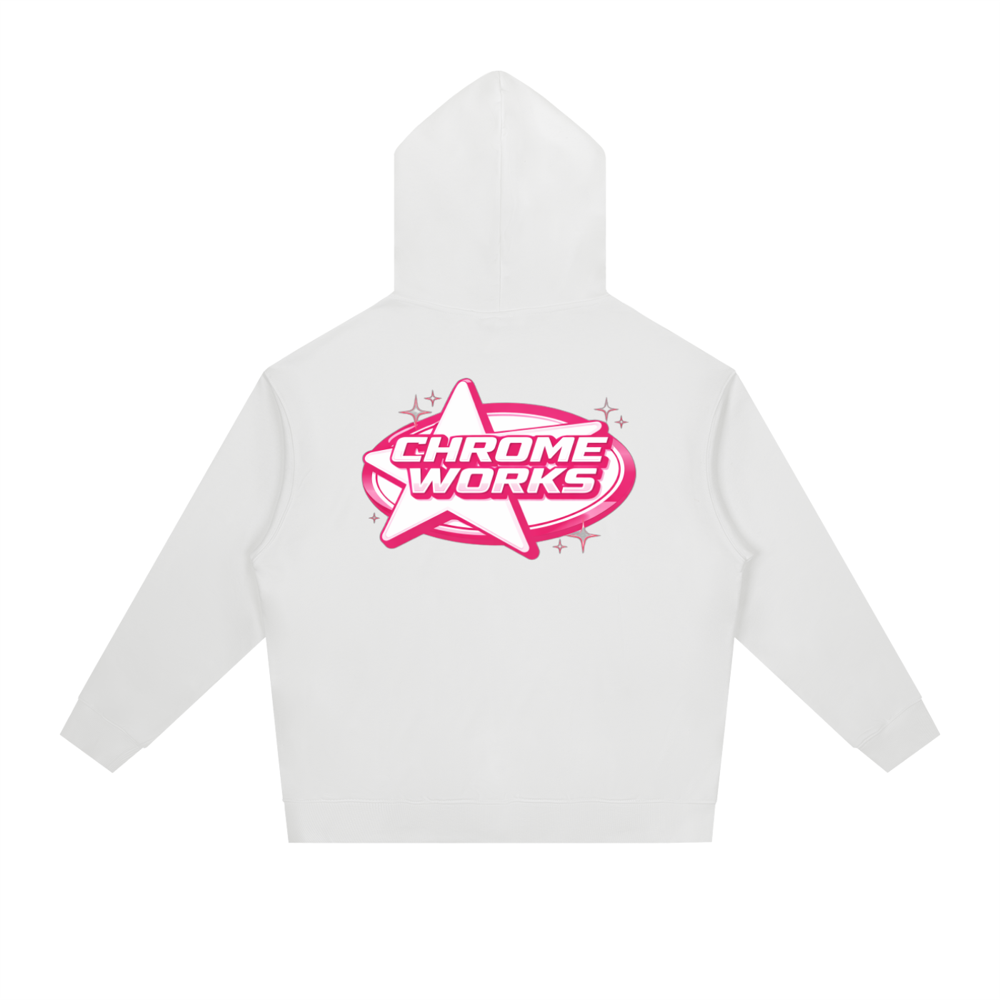 Pink “Chrome Works” Hoodie