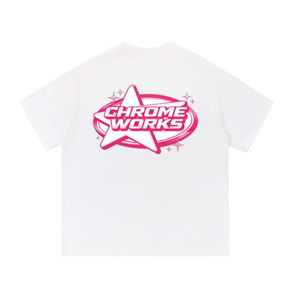 Pink “Chrome Works” Tee