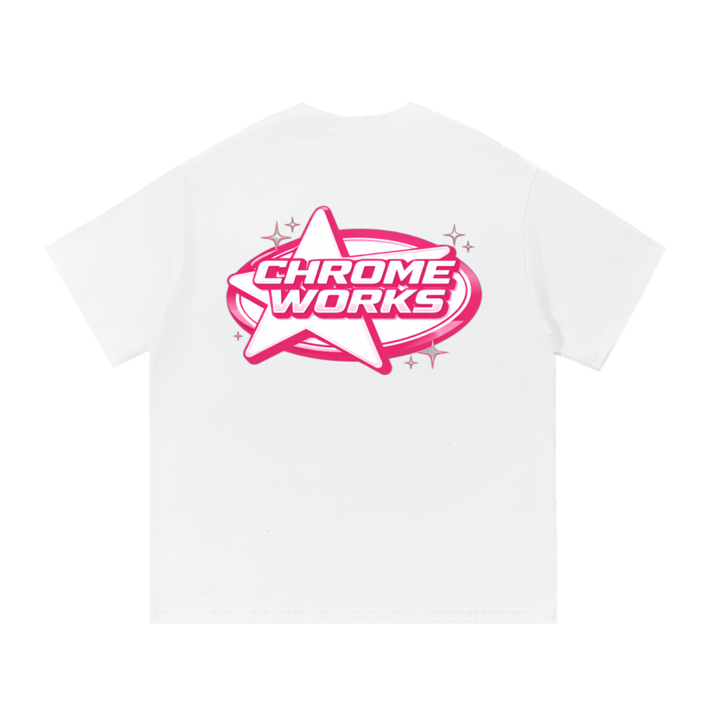 Pink “Chrome Works” Tee