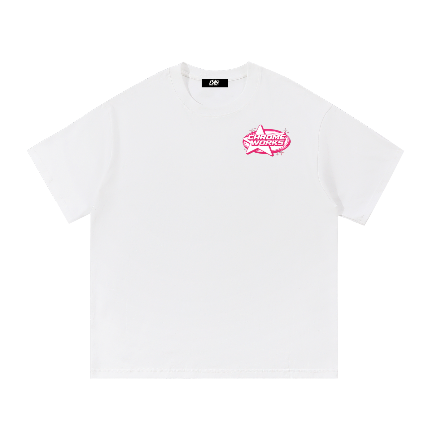Pink “Chrome Works” Tee