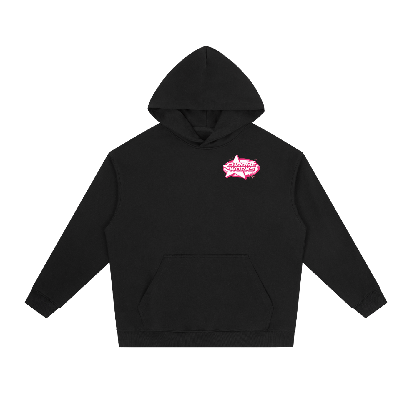 Pink “Chrome Works” Hoodie