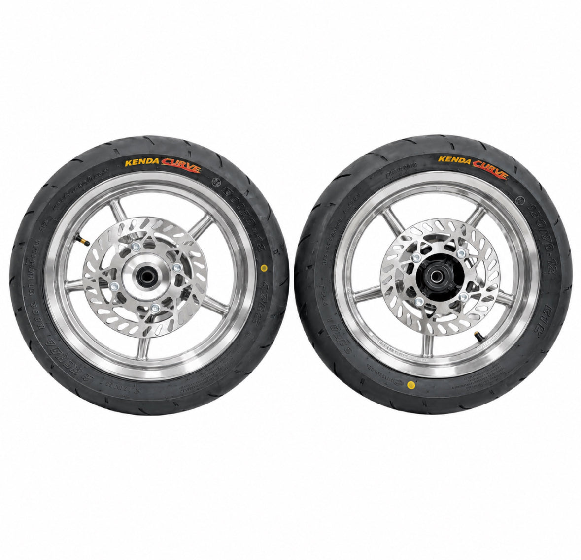 “CHROME” Tuttio| Yozma | RTR | Heybike 12 Inch Supermoto Set