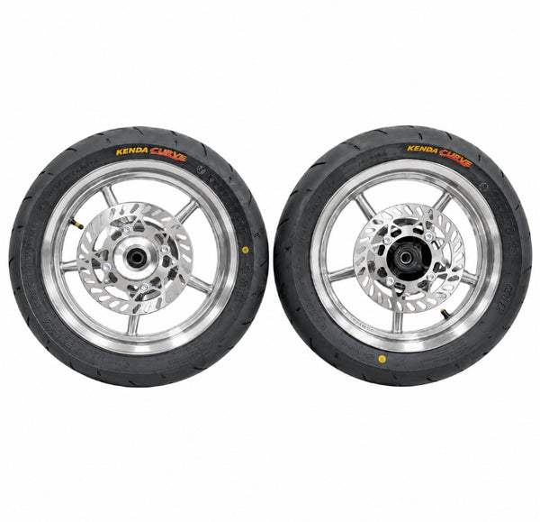 “CHROME” Tuttio| Yozma | RTR | Heybike 12 Inch Supermoto Set