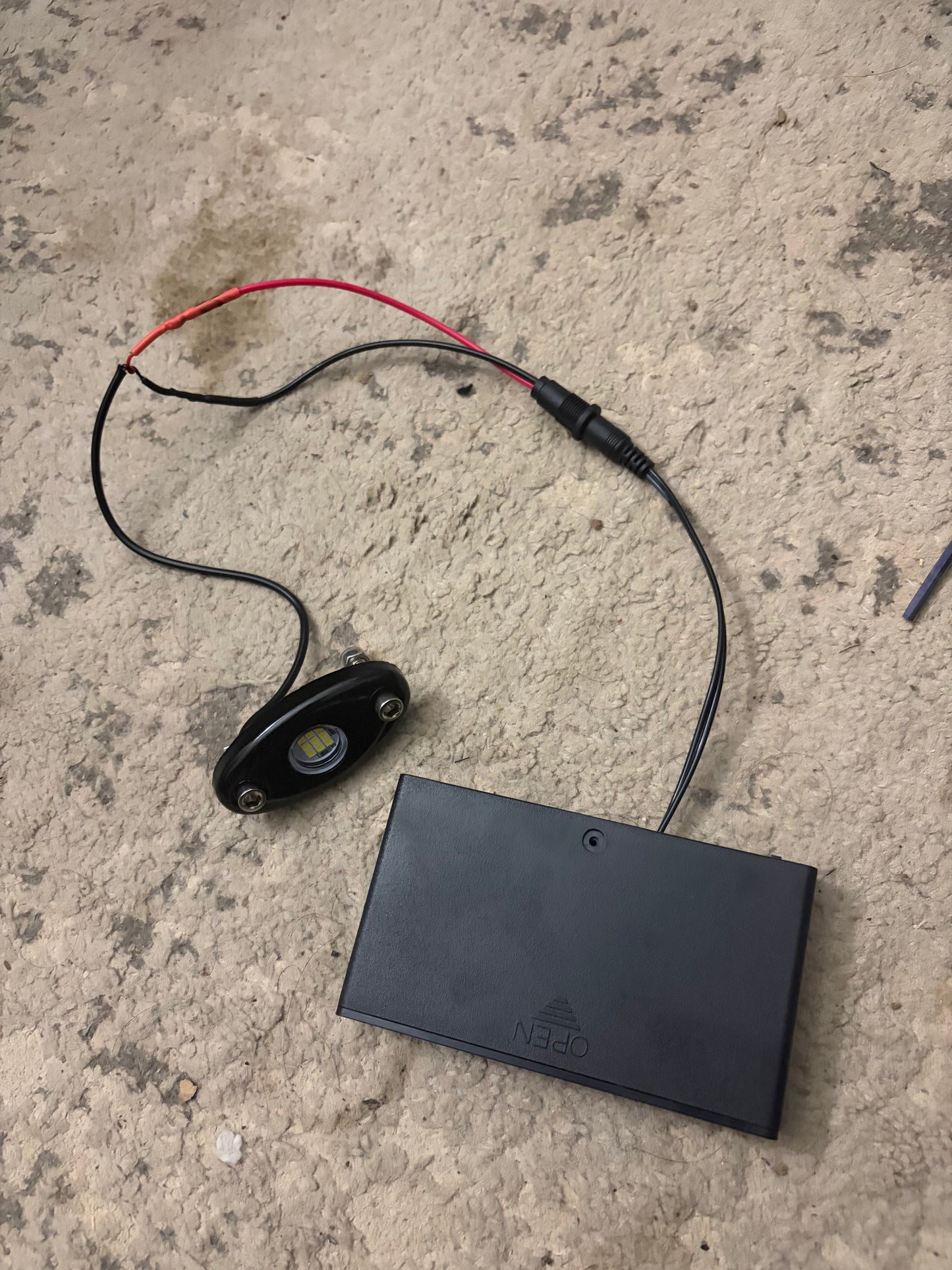 Battery Powered Rocklight