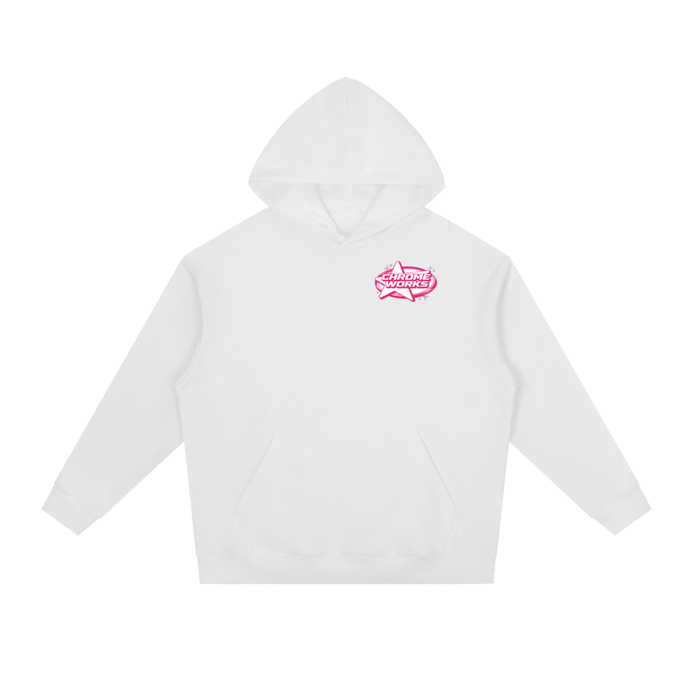 Pink “Chrome Works” Hoodie