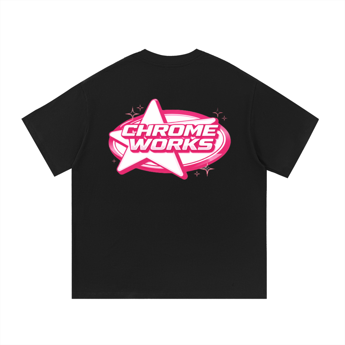 Pink “Chrome Works” Tee